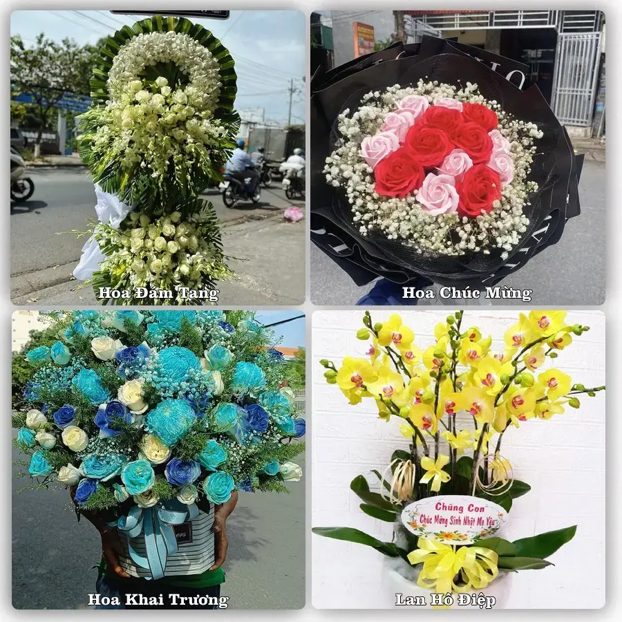 Tiệm hoa Xã Thuần Trung, Nghệ An – chọn hoa theo người nhận và dịp
