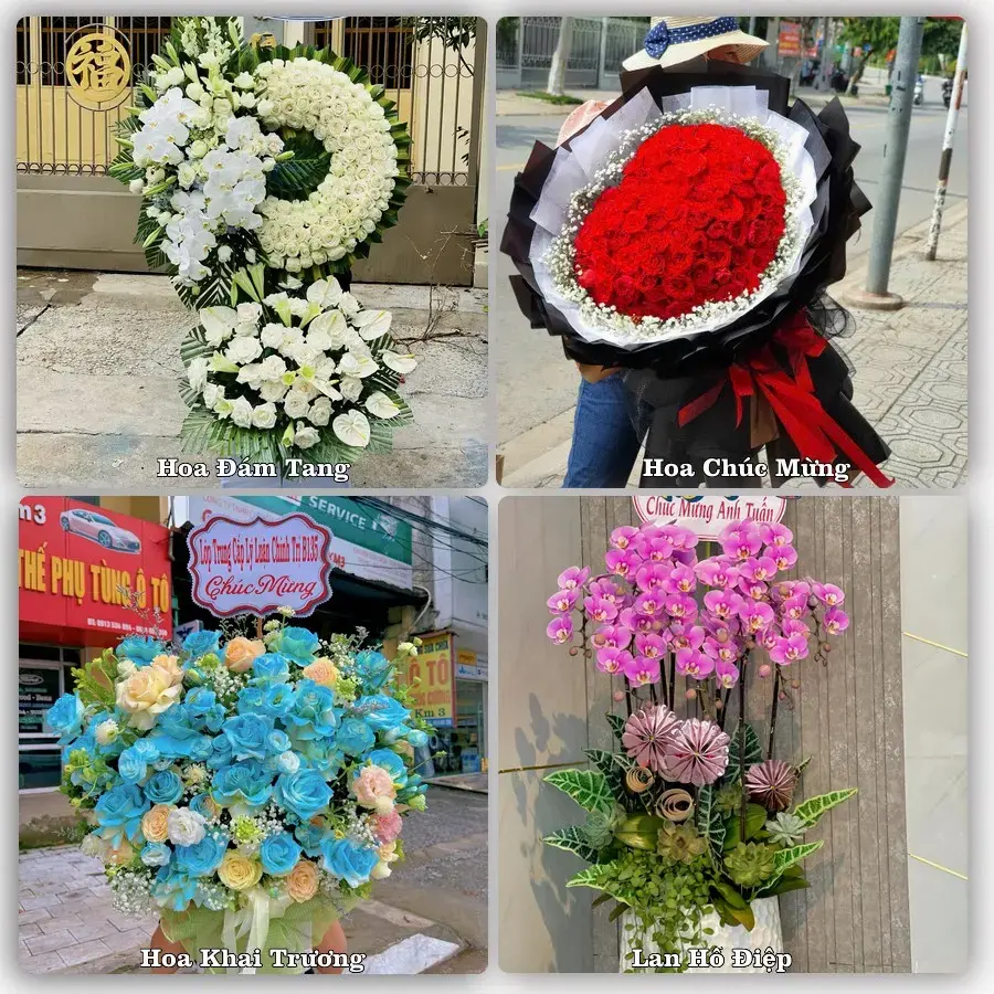 Dịch vụ đặt hoa và giao tận nơi tại Xã Tuy Phước - Tỉnh Gia Lai