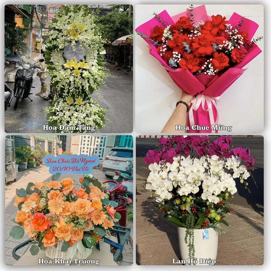 Dịch vụ đặt hoa và giao tận nơi tại Phường Đông A - Tỉnh Ninh Bình