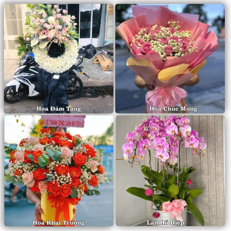 Dịch vụ đặt hoa và giao tận nơi tại Phường Đông Hòa - Tỉnh Đắk Lắk