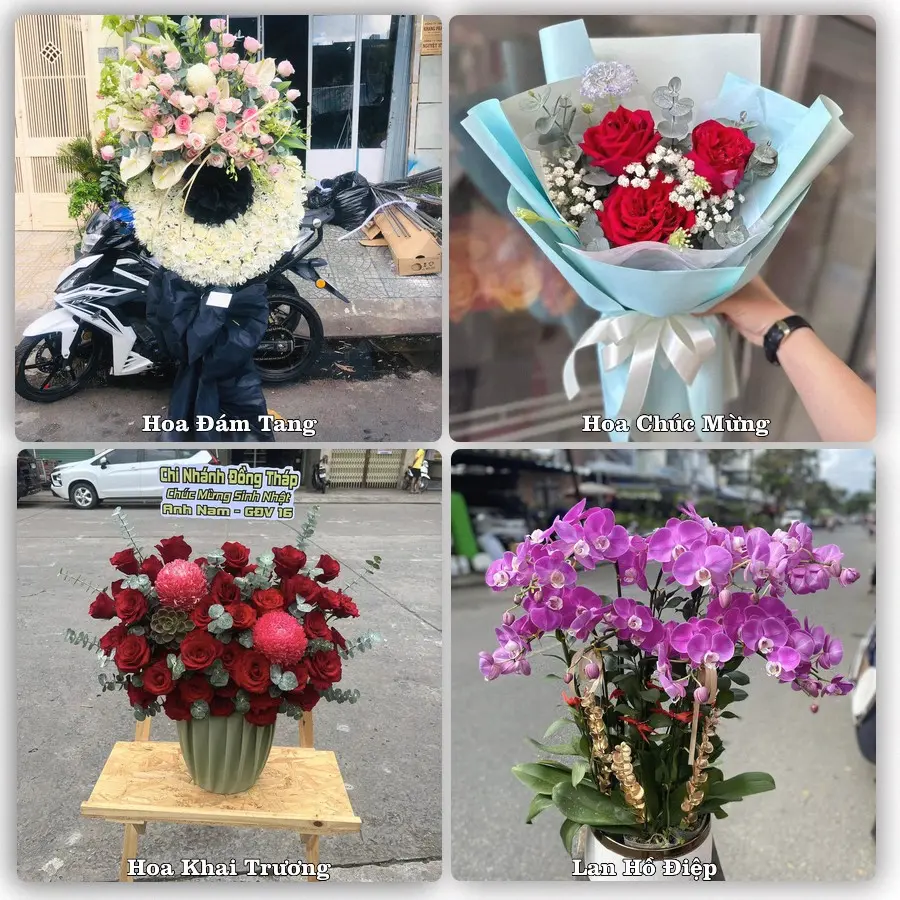 Dịch vụ đặt hoa và giao tận nơi tại Phường Đông Hoa Lư - Tỉnh Ninh Bình