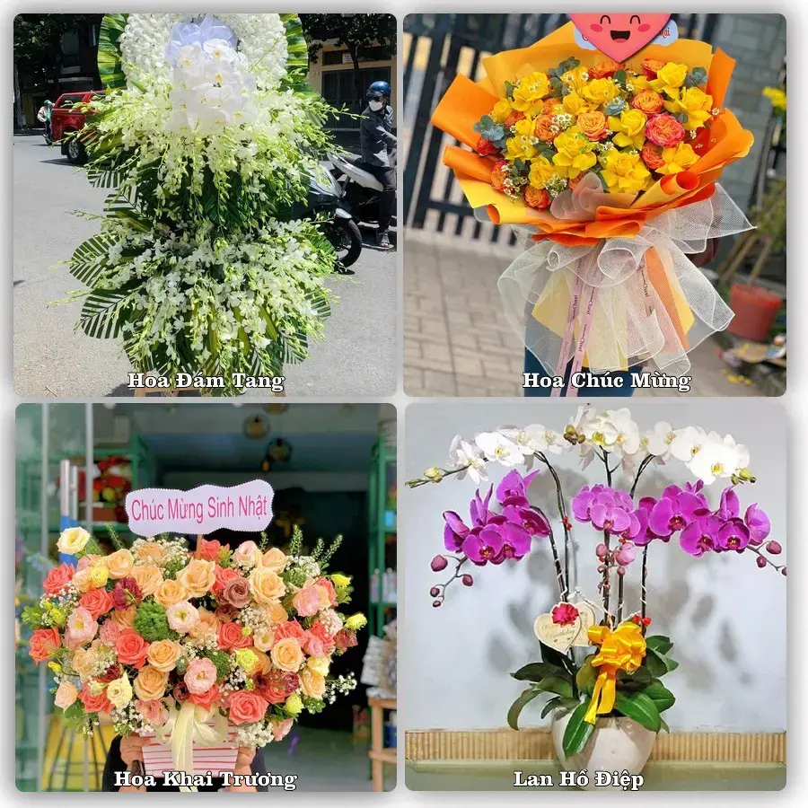 Dịch vụ đặt hoa và giao tận nơi tại Xã Thoại Sơn - Tỉnh An Giang