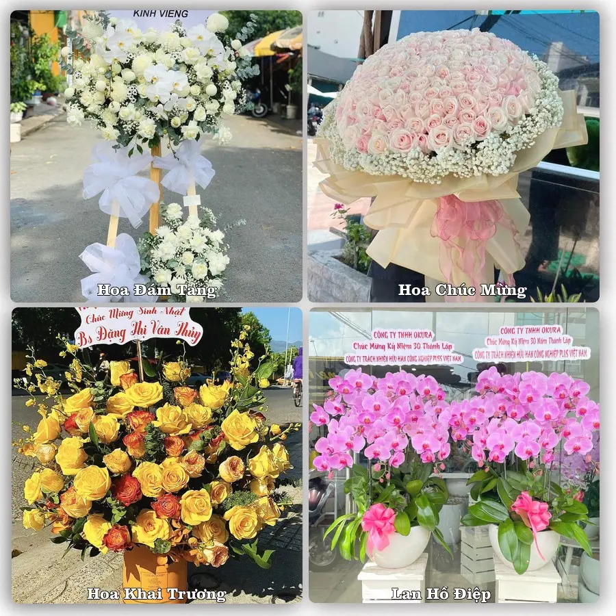Tư vấn chọn hoa theo người nhận và dịp tặng tại Phường Bình Định - Tỉnh Gia Lai