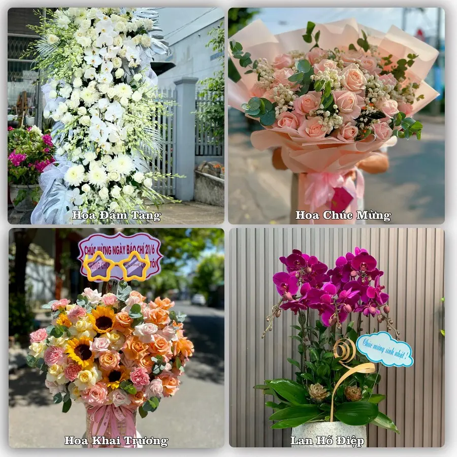 Dịch vụ đặt hoa và giao tận nơi tại Phường Gia Sàng - Tỉnh Thái Nguyên