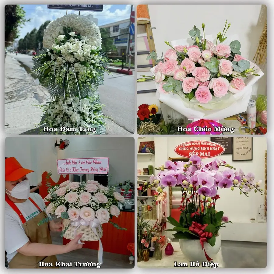 Dịch vụ đặt hoa và giao tận nơi tại Xã Xuân Lộc - Tỉnh Đồng Nai
