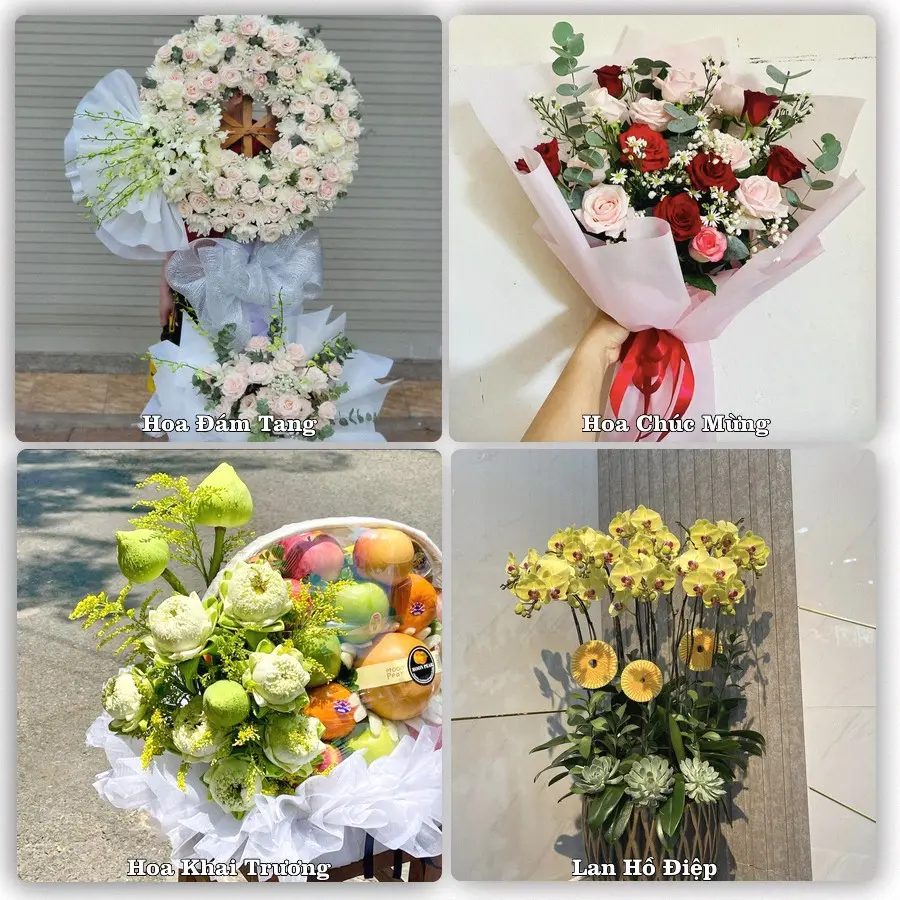 Mẫu hoa phục vụ nhu cầu đặt hoa tại Xã Bất Bạt - Thành phố Hà Nội