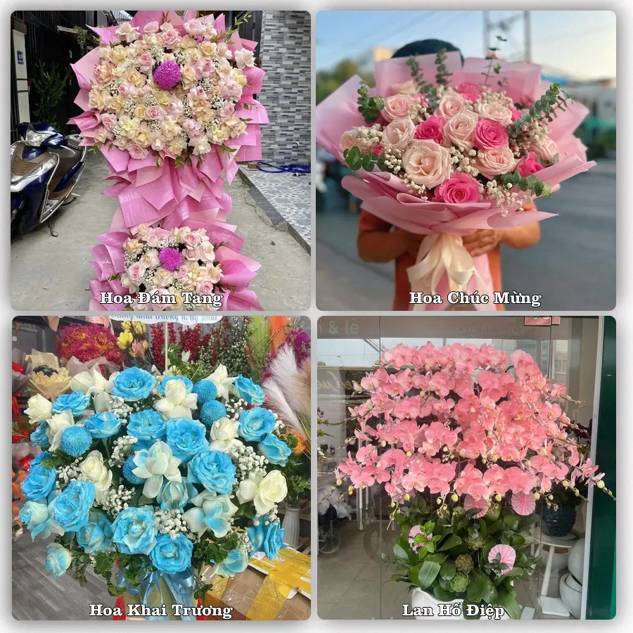 Dịch vụ đặt hoa và giao tận nơi tại Phường Nguyệt Hóa - Tỉnh Vĩnh Long