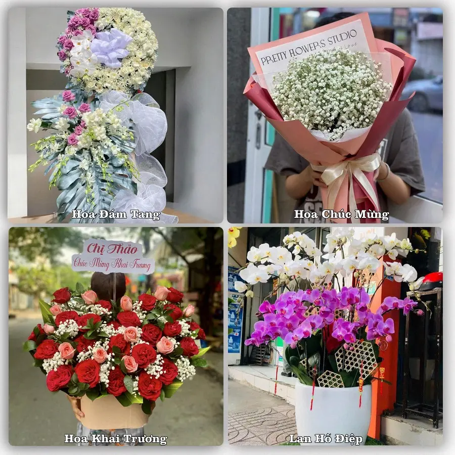 Dịch vụ đặt hoa và giao tận nơi tại Xã Yên Phong - Tỉnh Bắc Ninh