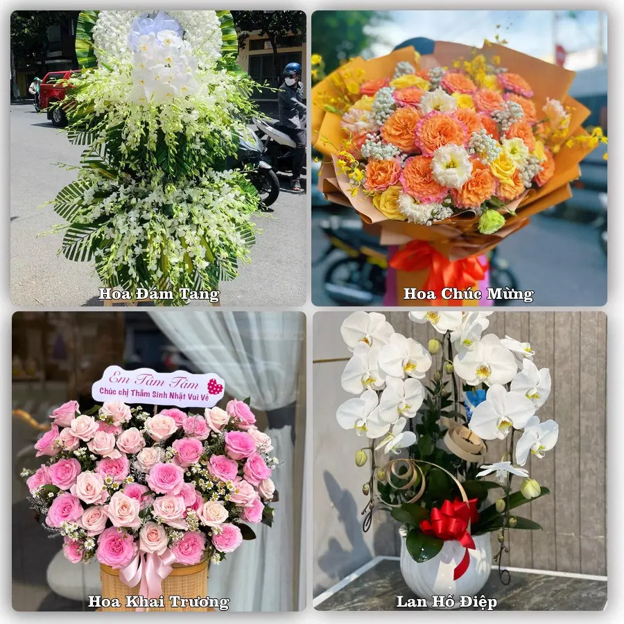 Dịch vụ đặt hoa và giao tận nơi tại Xã Xuân Giang - Tỉnh Ninh Bình