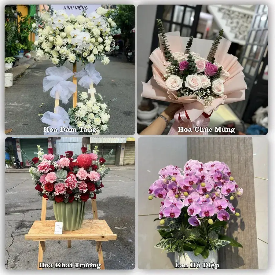 Đặt hoa tươi tại Xã Xuân Giang, Ninh Bình – chọn mẫu theo ngân sách