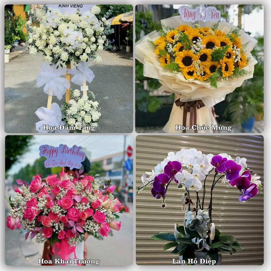 Dịch vụ đặt hoa và giao tận nơi tại Xã Bình Minh - Tỉnh Đồng Nai