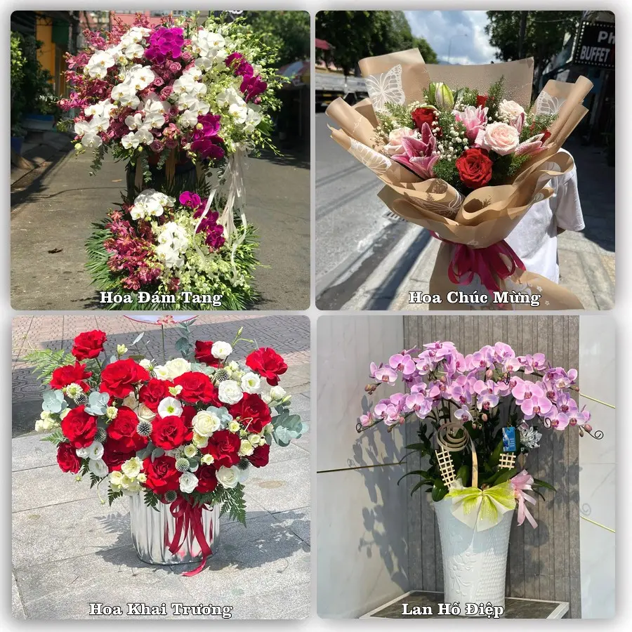 Dịch vụ đặt hoa và giao tận nơi tại Phường Hòa Thuận - Tỉnh Vĩnh Long