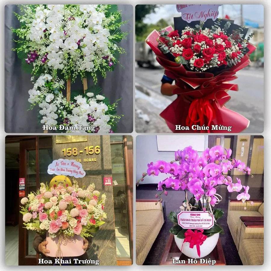 Dịch vụ đặt hoa và giao tận nơi tại Xã Nhơn Trạch - Tỉnh Đồng Nai