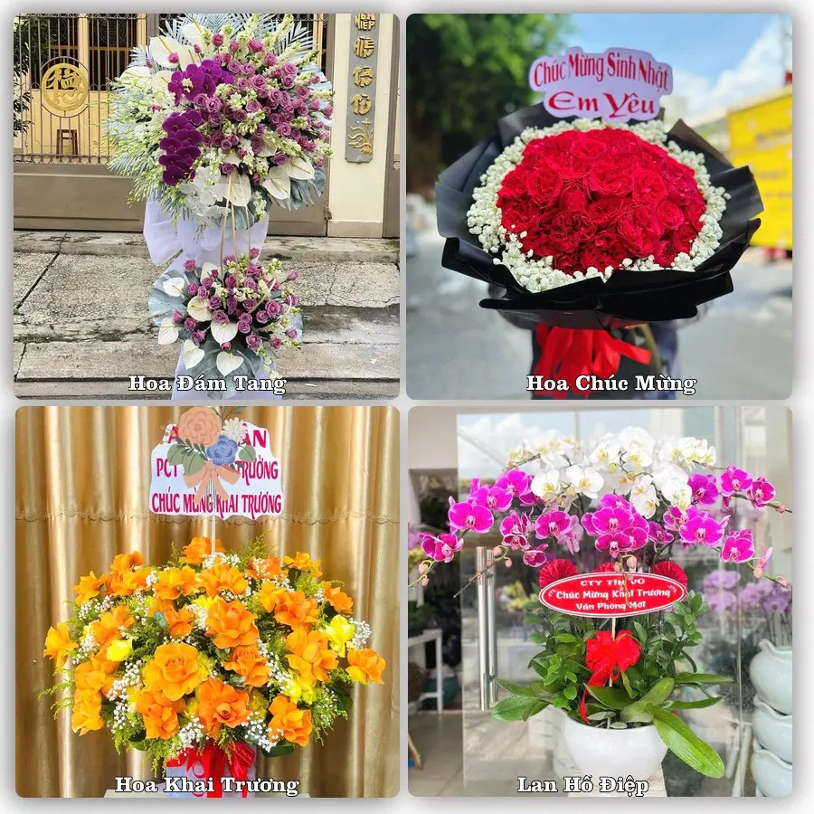 Dịch vụ đặt hoa và giao tận nơi tại Xã Quảng Châu - Tỉnh Nghệ An