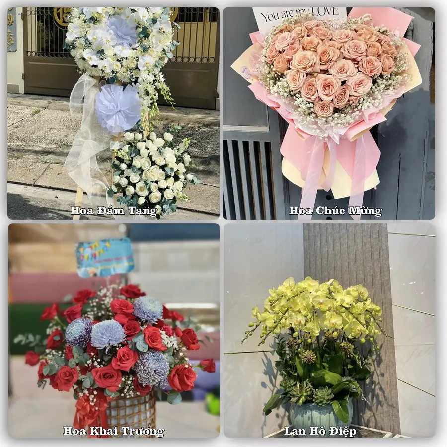 Dịch vụ đặt hoa và giao tận nơi tại Xã Tân Khánh Trung - Tỉnh Đồng Tháp