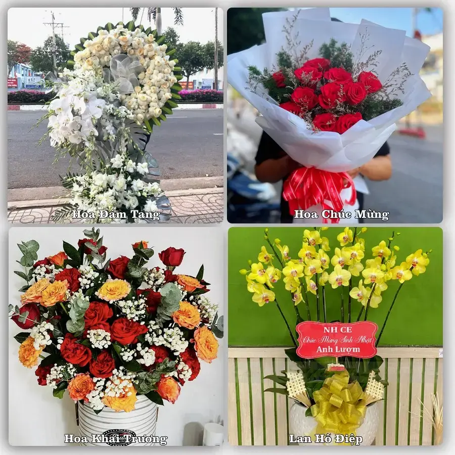Dịch vụ đặt hoa và giao tận nơi tại Xã Tân Thành Bình - Tỉnh Vĩnh Long