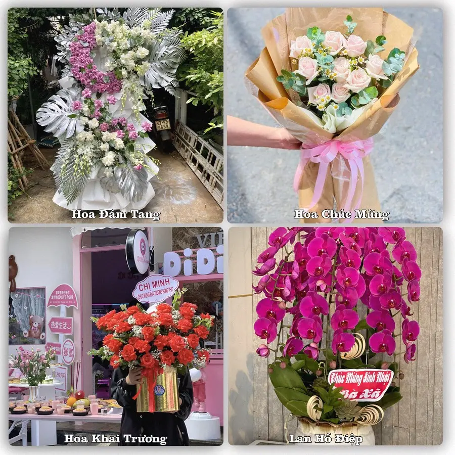 Mẫu hoa phục vụ nhu cầu đặt hoa tại Xã Yết Kiêu - Thành phố Hải Phòng
