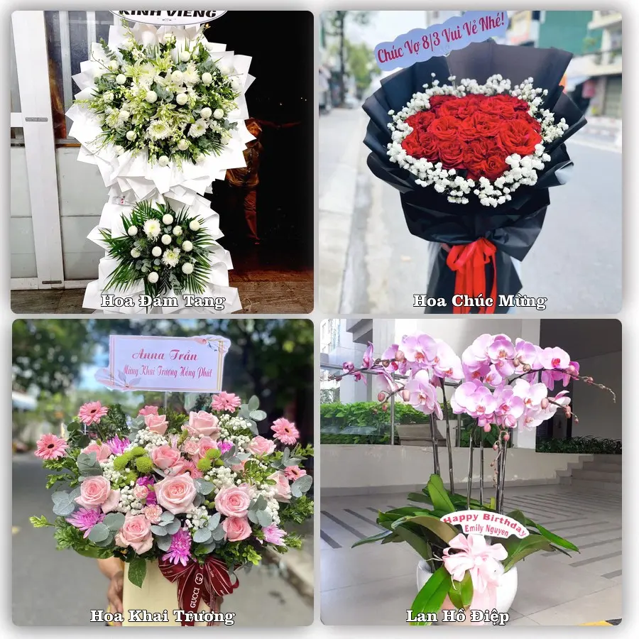 Dịch vụ đặt hoa và giao tận nơi tại Xã An Châu - Tỉnh An Giang