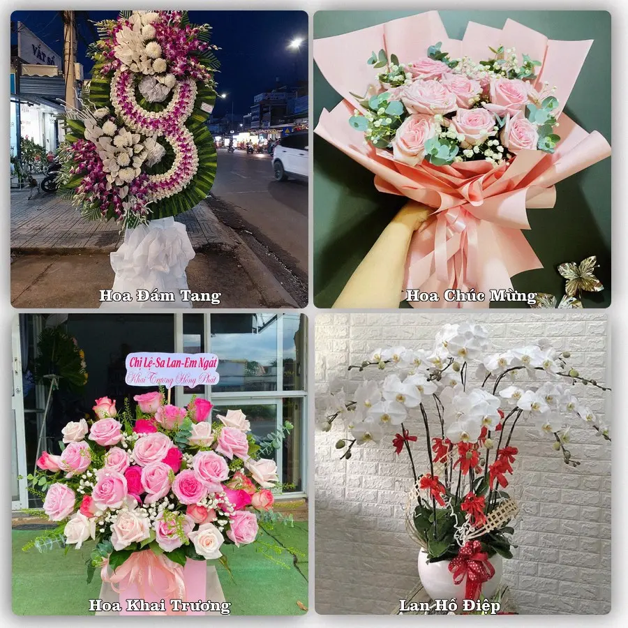 Mẫu hoa phục vụ nhu cầu đặt hoa tại Xã Bát Tràng - Thành phố Hà Nội