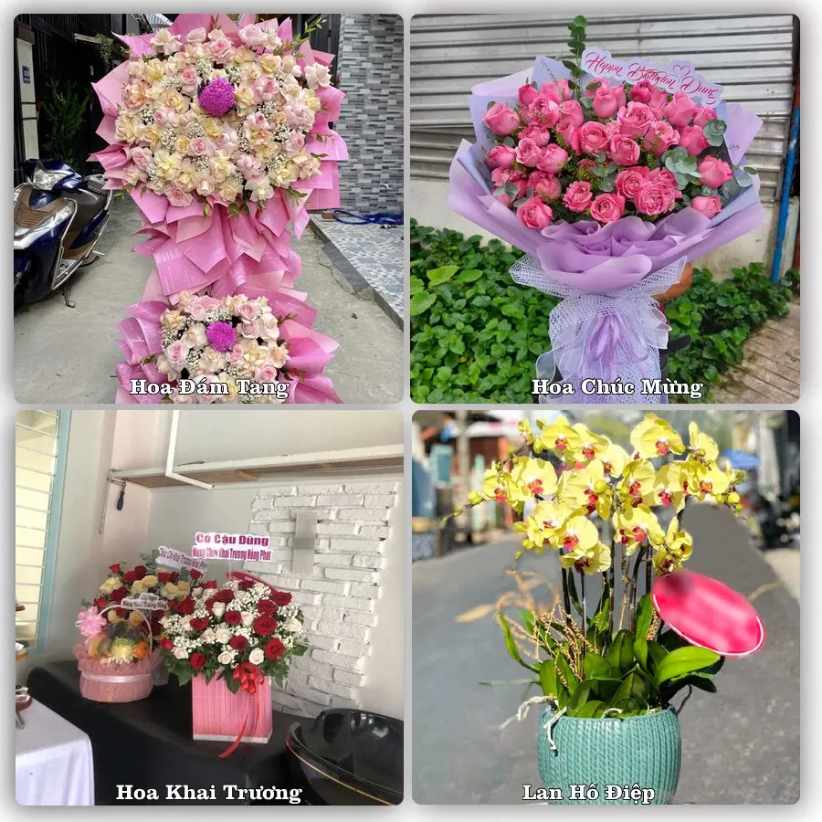 Dịch vụ đặt hoa và giao tận nơi tại Phường Bình Cơ - Thành phố Hồ Chí Minh