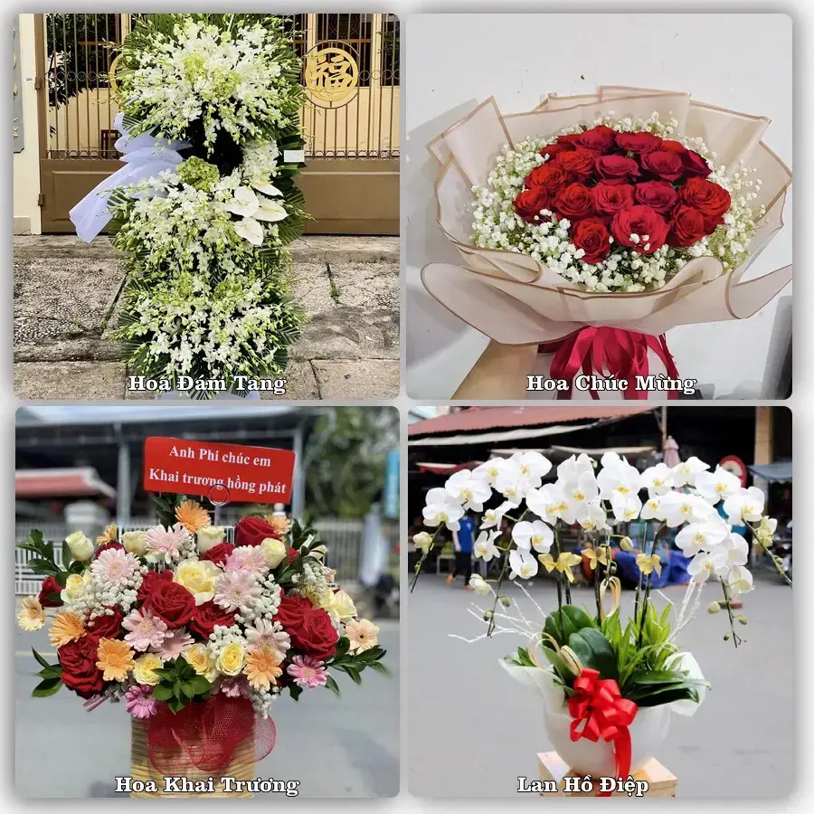 Shop hoa Xã Việt Khê, Hải Phòng – tư vấn mẫu, giao tận nơi