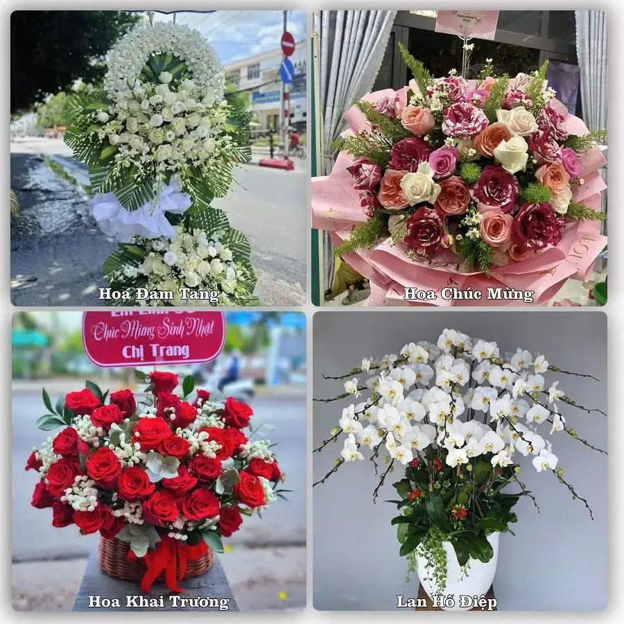 Dịch vụ đặt hoa và giao tận nơi tại Phường Mỹ Ngãi - Tỉnh Đồng Tháp