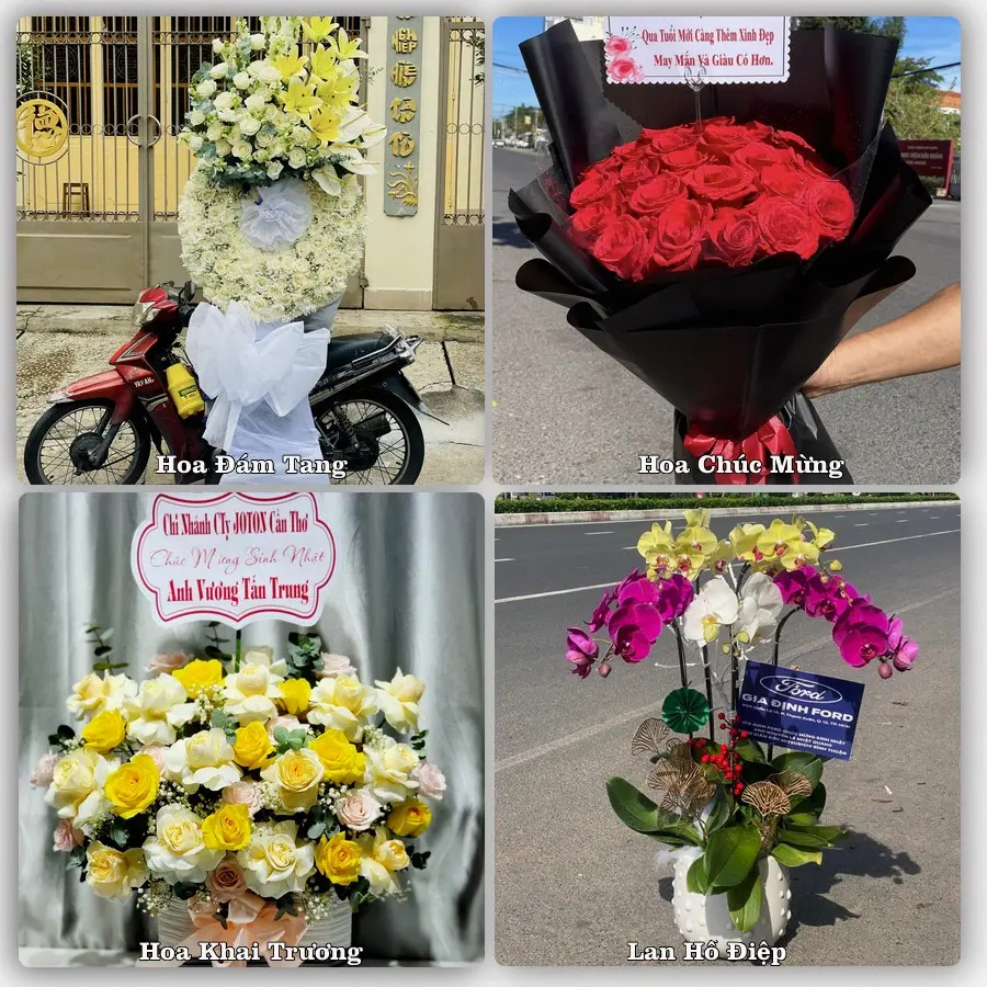 Dịch vụ đặt hoa và giao tận nơi tại Xã Nguyệt Đức - Tỉnh Phú Thọ