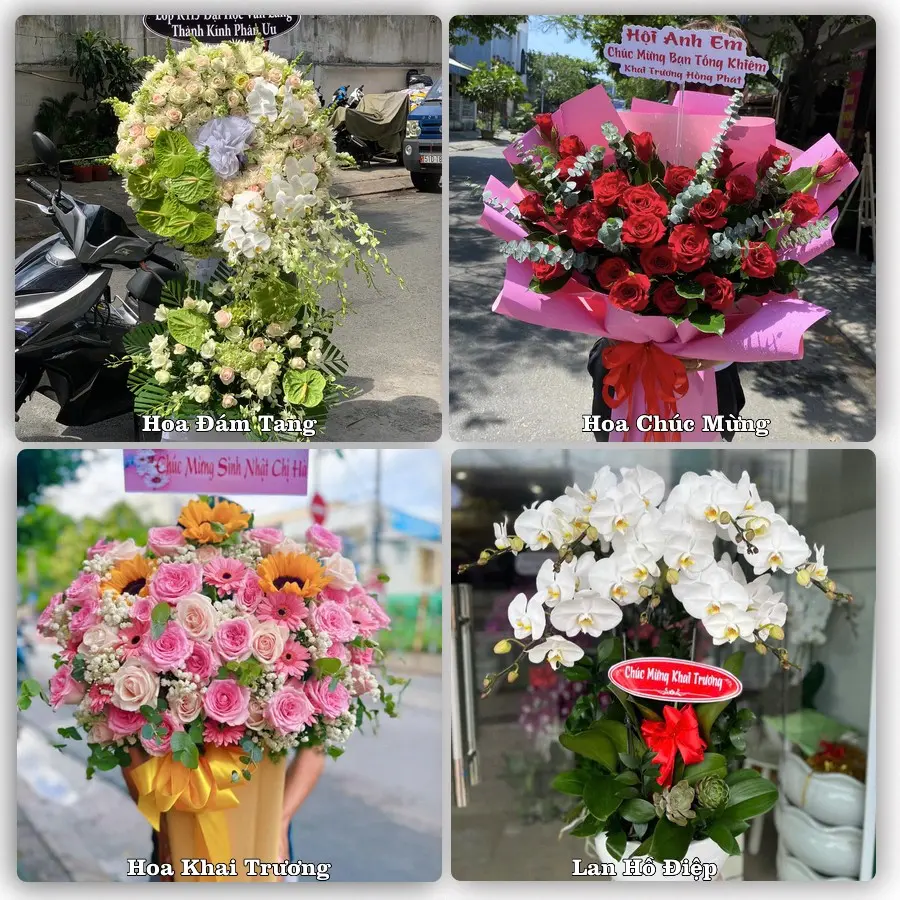 Dịch vụ đặt hoa và giao tận nơi tại Phường Pleiku - Tỉnh Gia Lai