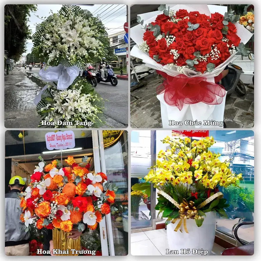 Dịch vụ đặt hoa và giao tận nơi tại Phường Quyết Thắng - Tỉnh Thái Nguyên