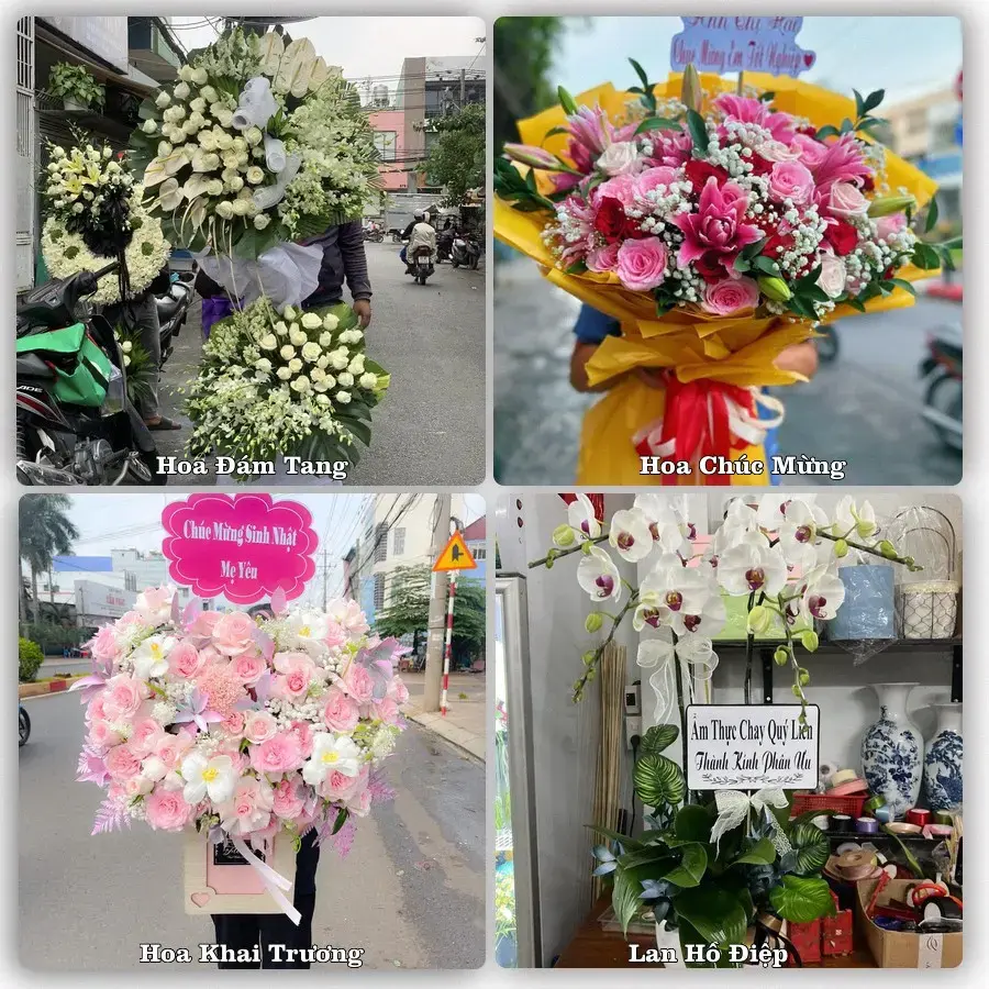 Dịch vụ đặt hoa và giao tận nơi tại Phường Thanh Điền - Tỉnh Tây Ninh