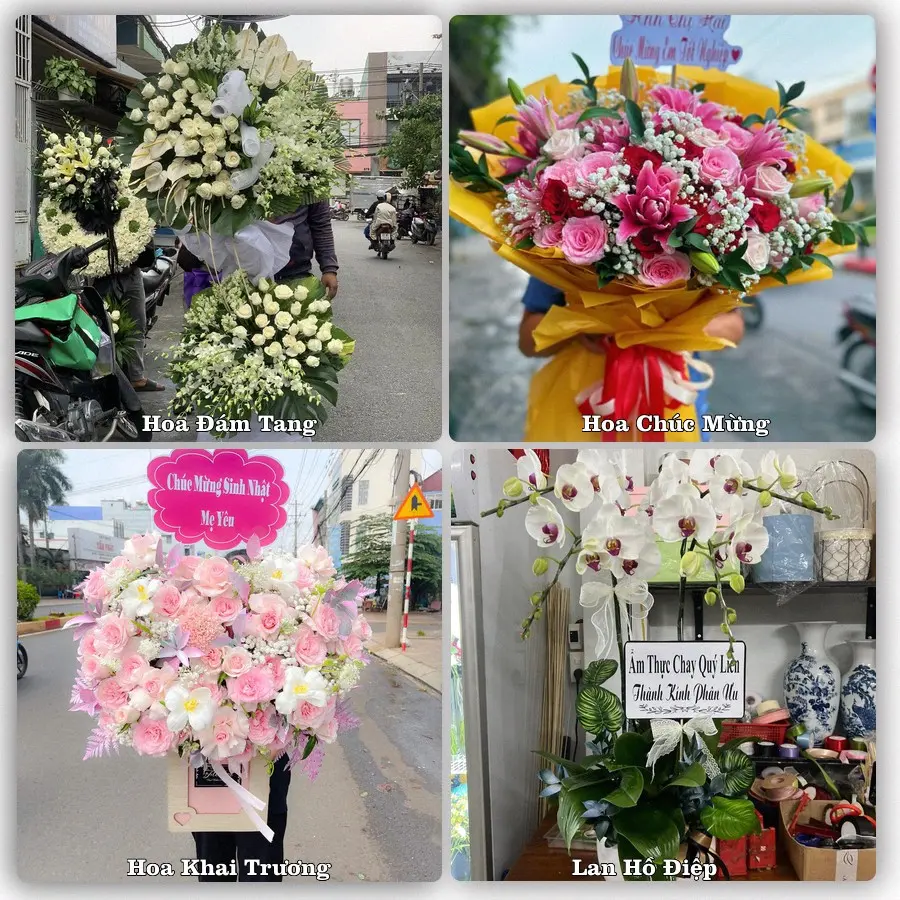 Dịch vụ đặt hoa và giao tận nơi tại Phường Thanh Điền - Tỉnh Tây Ninh