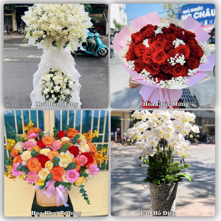 Dịch vụ đặt hoa và giao tận nơi tại Phường Cẩm Thành - Tỉnh Quảng Ngãi