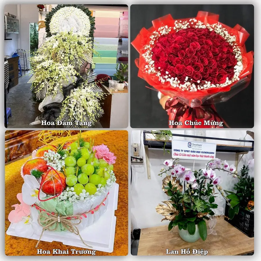 Dịch vụ đặt hoa và giao tận nơi tại Xã Nhơn Ái - Thành phố Cần Thơ