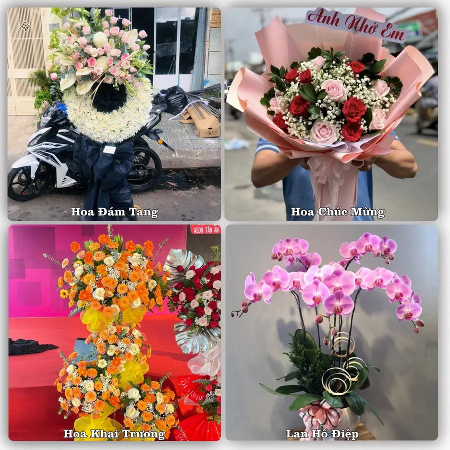 Tư vấn chọn hoa theo người nhận và dịp tặng tại Xã Nhơn Ái - Thành phố Cần Thơ