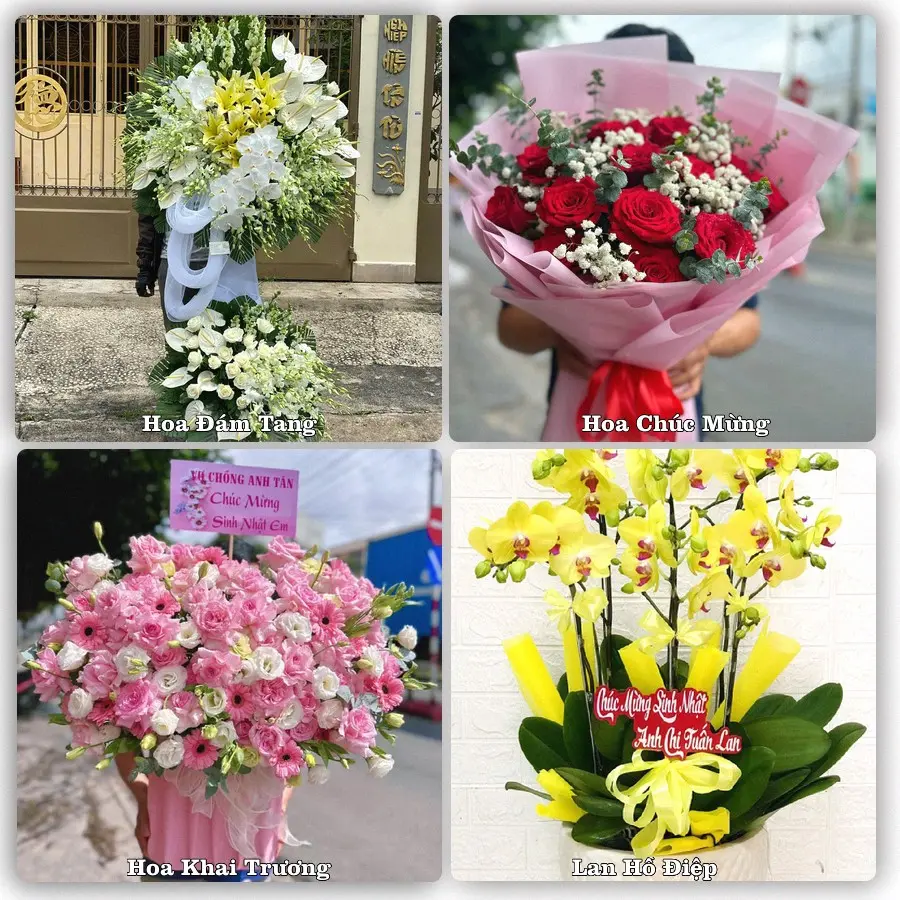 Dịch vụ đặt hoa và giao tận nơi tại Xã Phú Hòa Đông - Thành phố Hồ Chí Minh