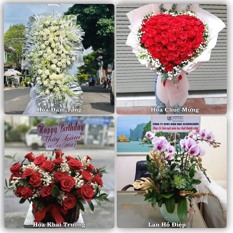 Mẫu hoa phục vụ nhu cầu đặt hoa tại Phường Phù Vân - Tỉnh Ninh Bình