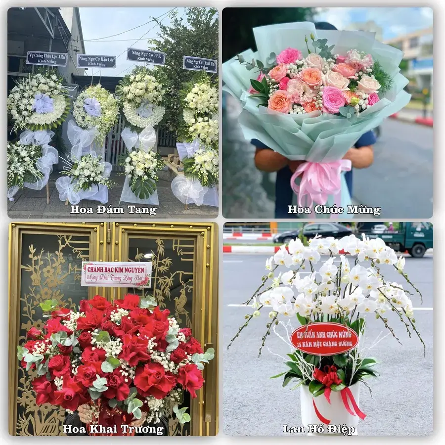 Đặt hoa tại Xã Châu Thành, An Giang – giao tận nơi, duyệt mẫu trước
