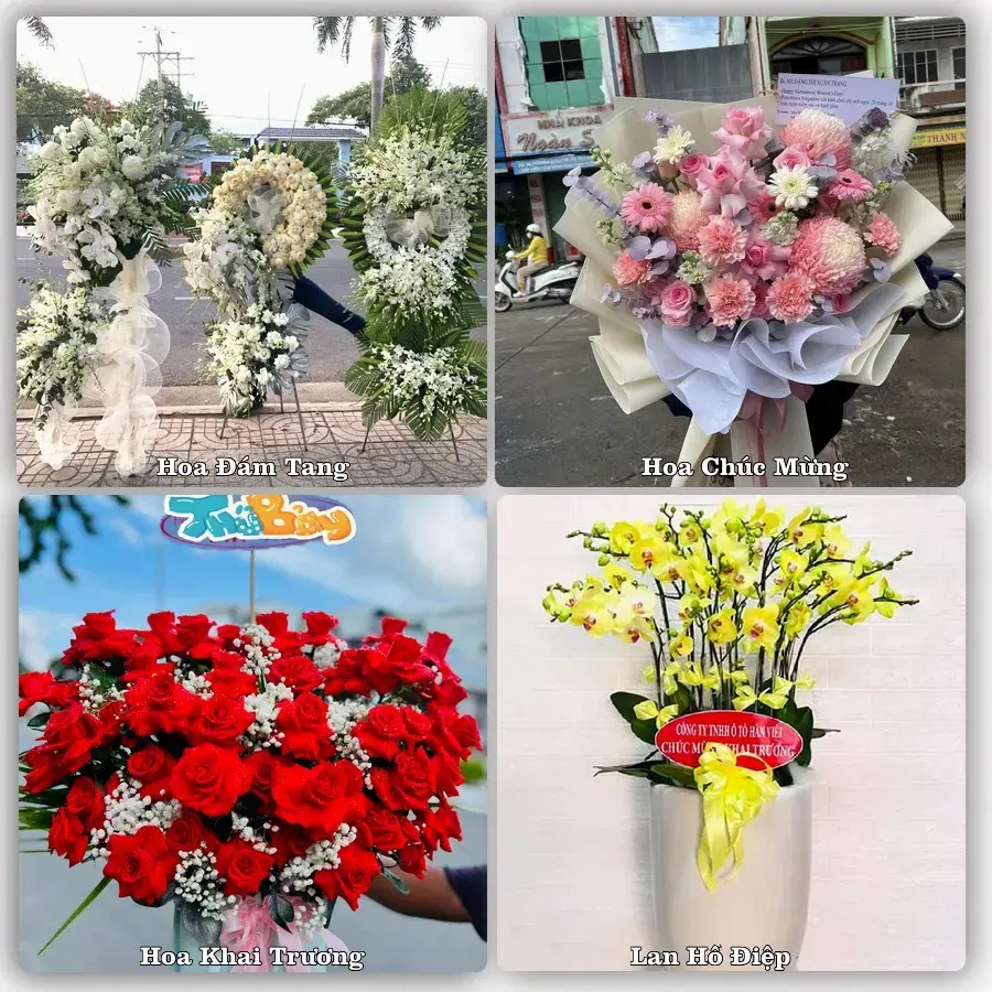 Đặt hoa tại Phường Ea Kao, Đắk Lắk – giao tận nơi, duyệt mẫu trước