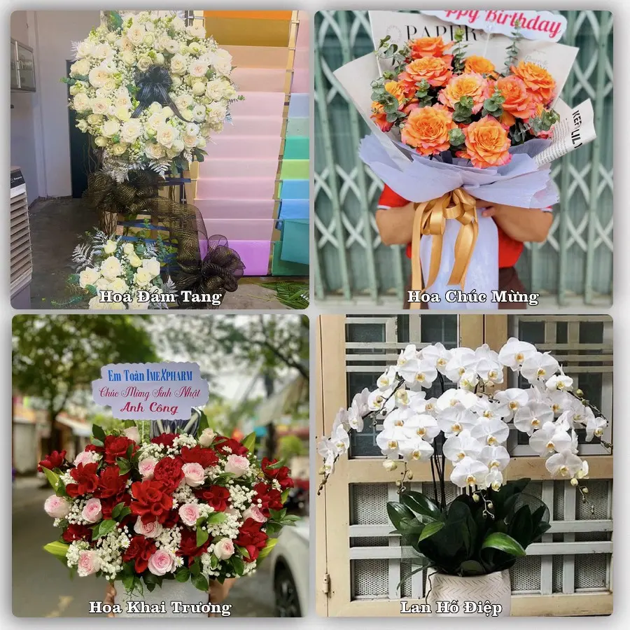 Dịch vụ đặt hoa và giao tận nơi tại Phường Hồng Ngự - Tỉnh Đồng Tháp
