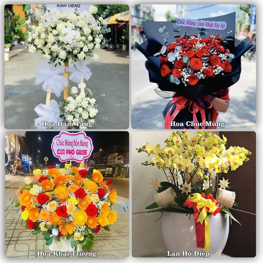 Dịch vụ đặt hoa và giao tận nơi tại Phường Kim Thanh - Tỉnh Ninh Bình