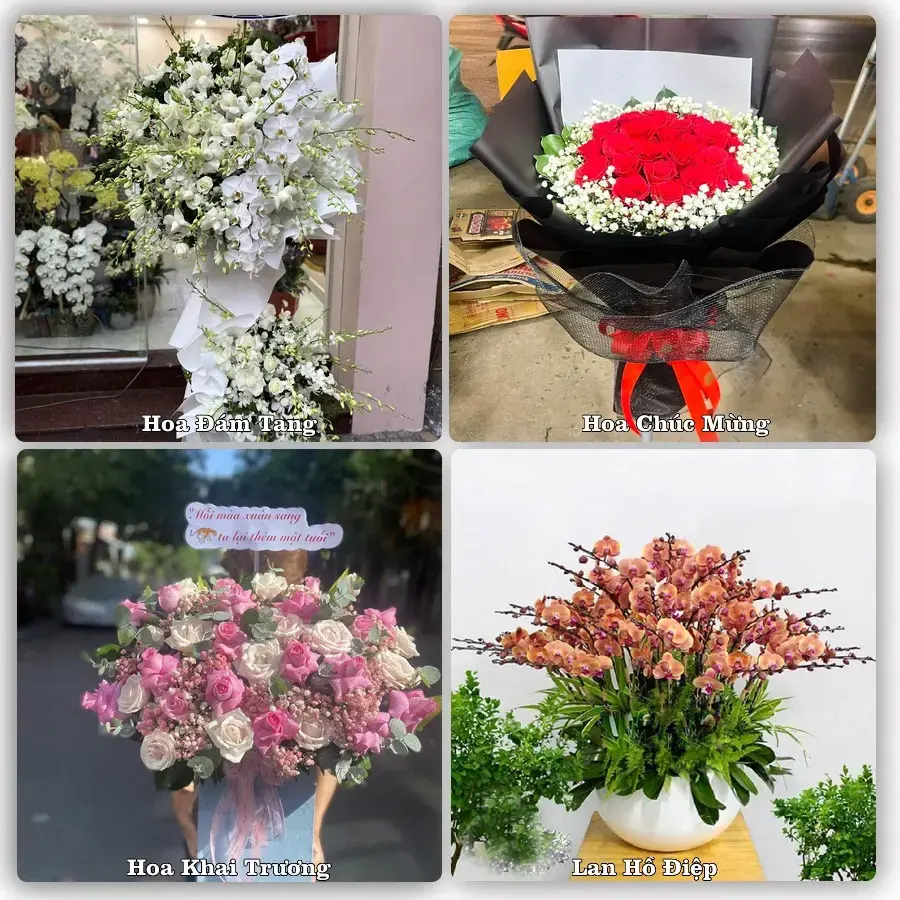 Dịch vụ đặt hoa và giao tận nơi tại Phường Phổ Yên - Tỉnh Thái Nguyên