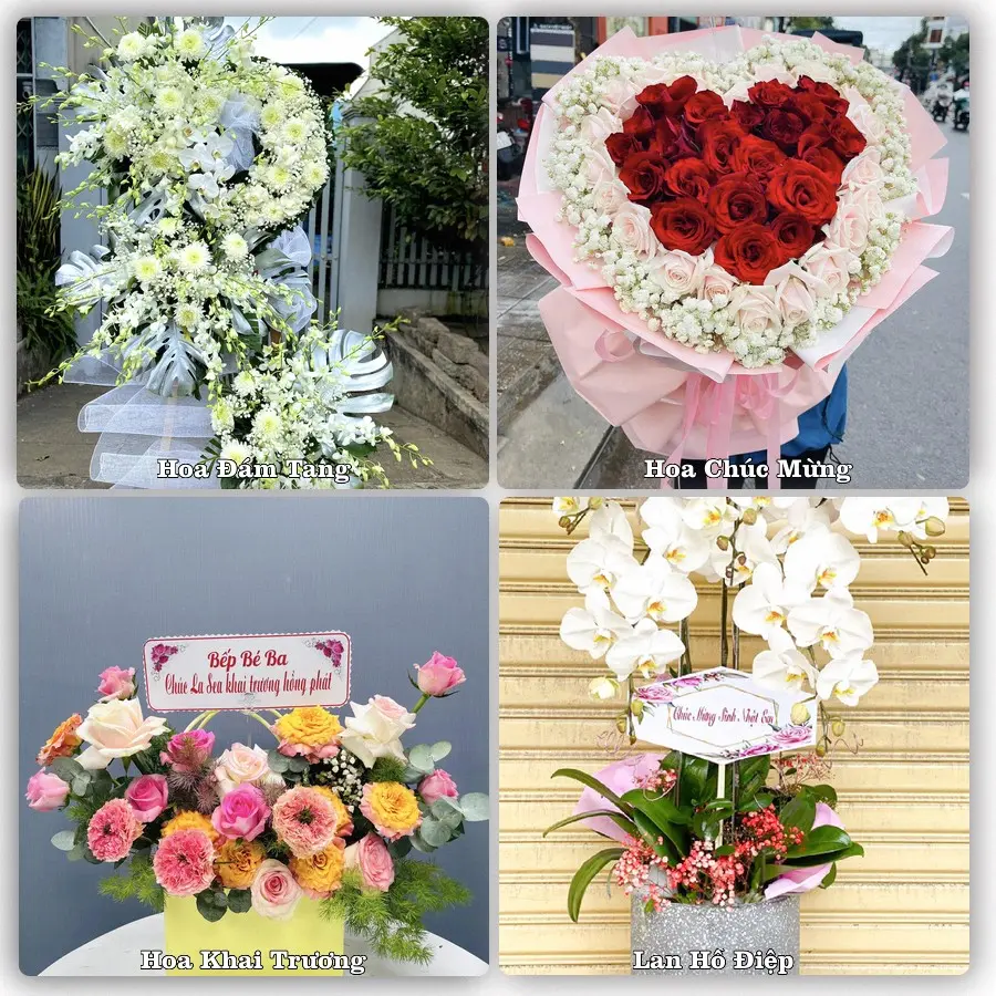 Dịch vụ đặt hoa và giao tận nơi tại Phường Vị Tân - Thành phố Cần Thơ