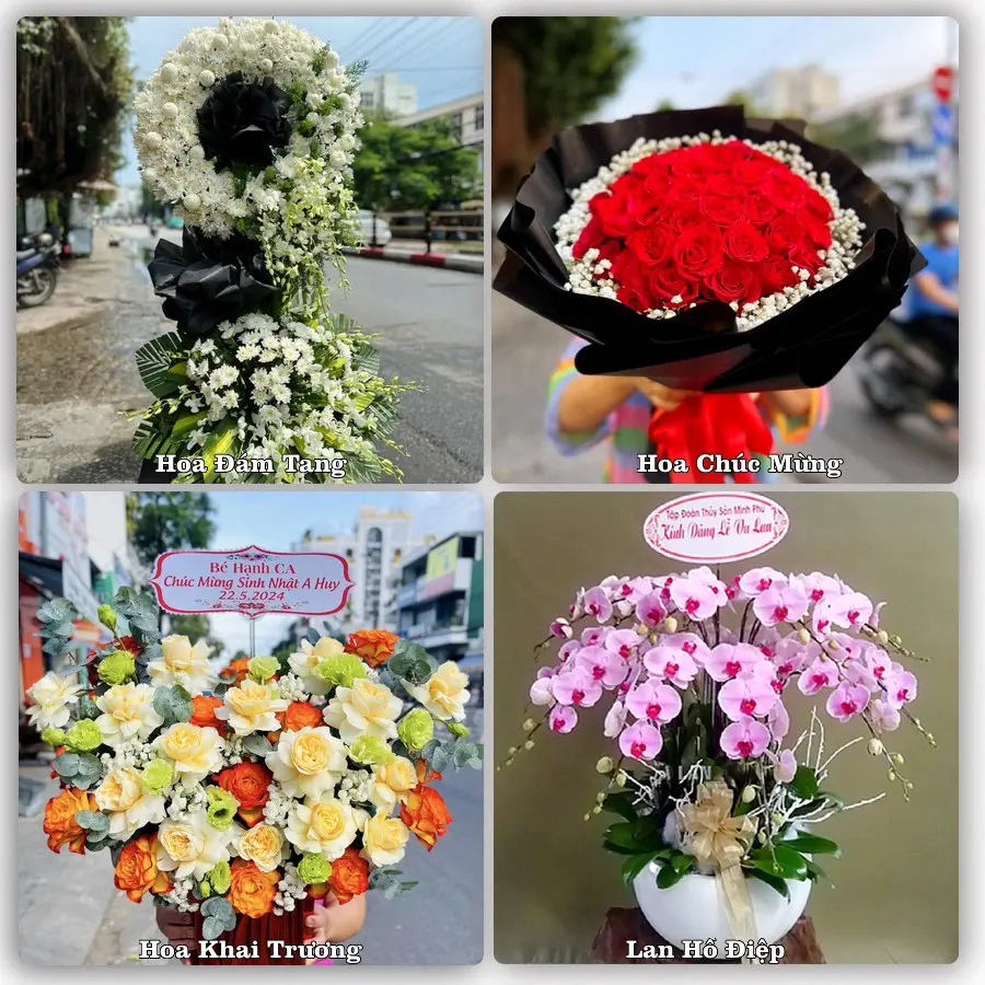 Dịch vụ đặt hoa và giao tận nơi tại Xã Vĩnh Phú - Tỉnh Phú Thọ