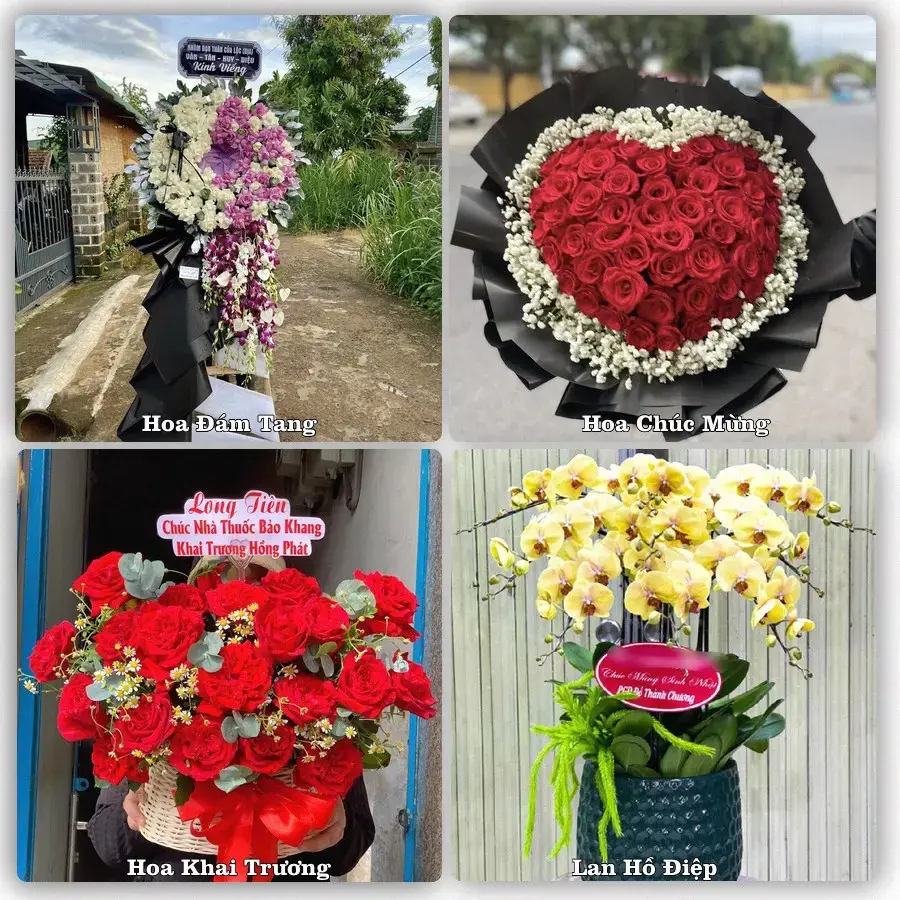 Đặt hoa tại Xã Vĩnh Phú, Phú Thọ – giao tận nơi, duyệt mẫu trước