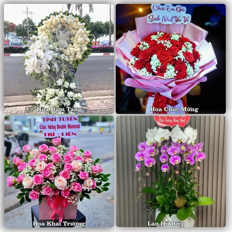 Dịch vụ đặt hoa và giao tận nơi tại Xã Xuân Cẩm - Tỉnh Bắc Ninh