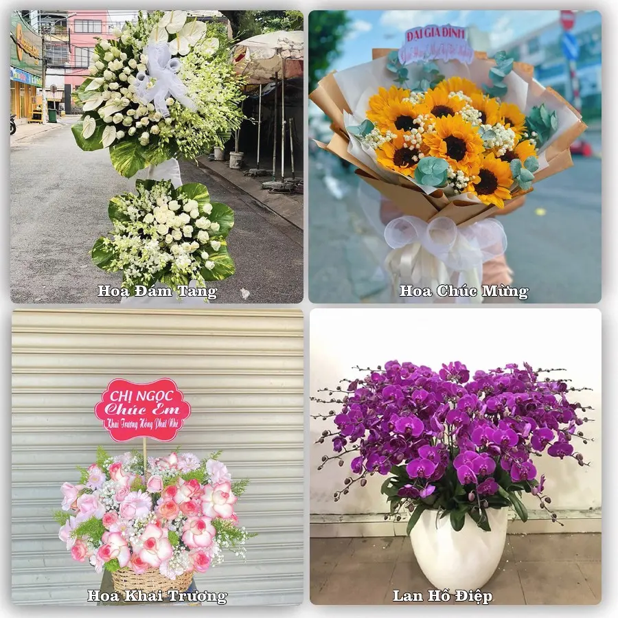 Dịch vụ đặt hoa và giao tận nơi tại Xã Yên Trung - Tỉnh Bắc Ninh