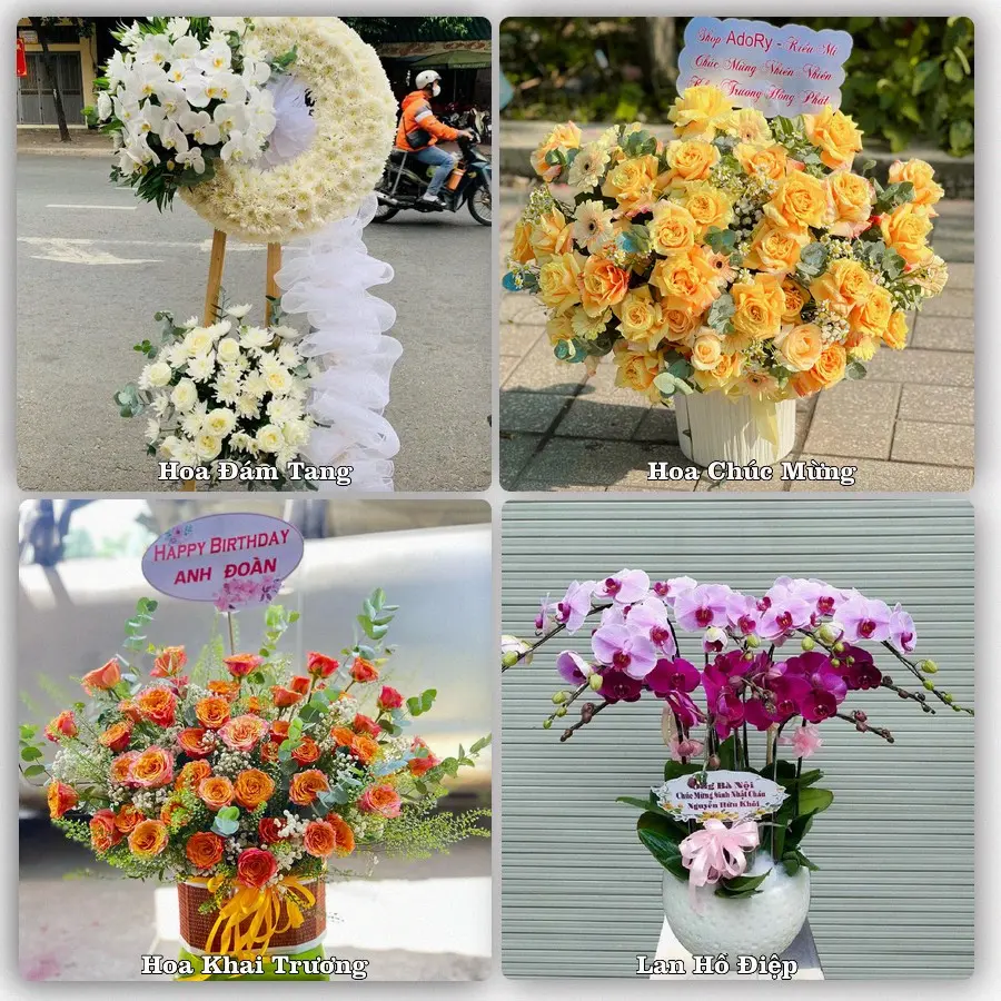 Dịch vụ đặt hoa và giao tận nơi tại Phường Bình Minh - Tỉnh Vĩnh Long