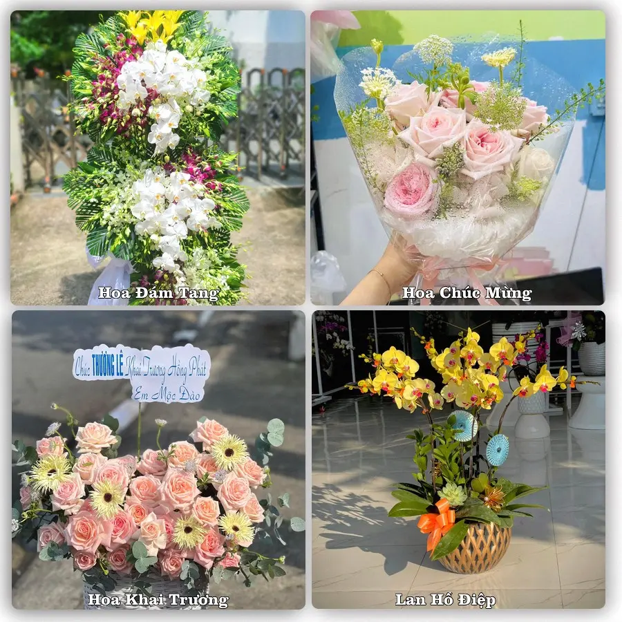 Dịch vụ đặt hoa và giao tận nơi tại Phường Thiên Trường - Tỉnh Ninh Bình