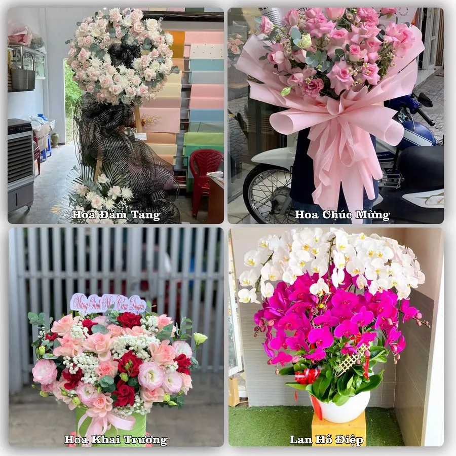 Mẫu hoa phục vụ nhu cầu đặt hoa tại Xã Yên Lãng - Thành phố Hà Nội