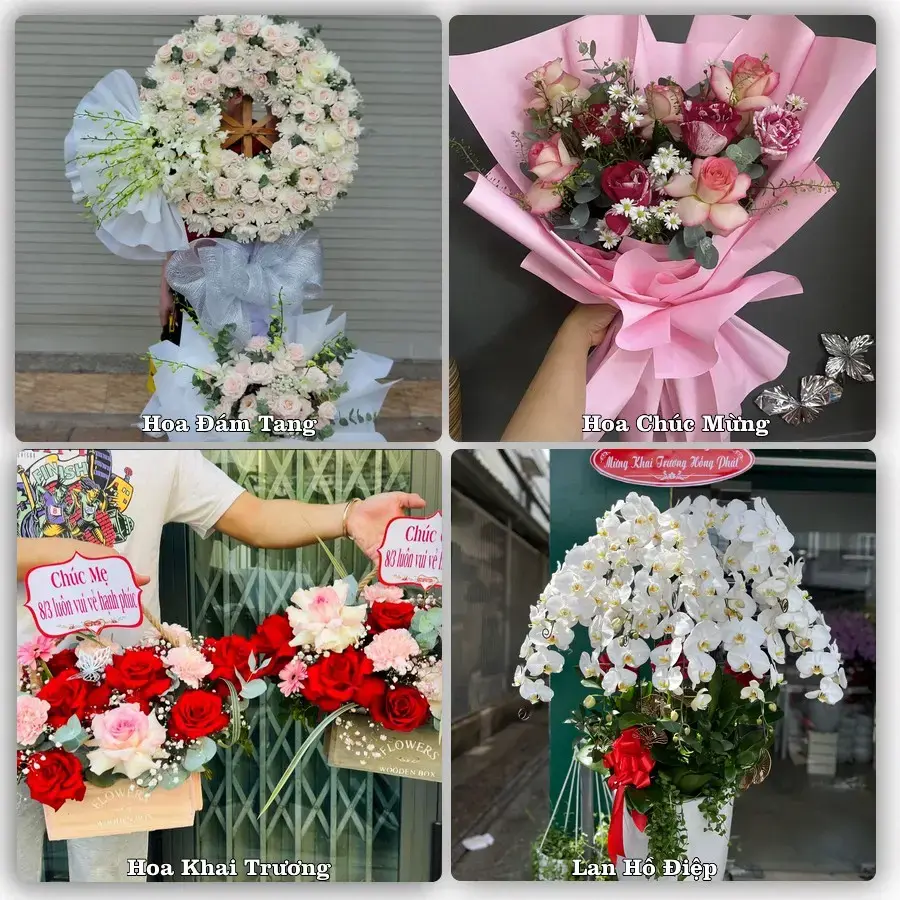 Dịch vụ đặt hoa và giao tận nơi tại Phường Hoàng Mai - Tỉnh Nghệ An